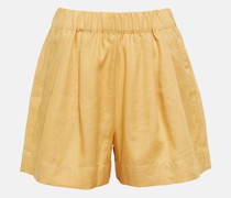 Shorts aus Leinen