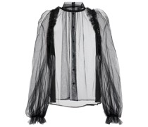 Noir Kei Ninomiya Bluse aus Tuell