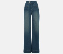 High-Rise Wide-Leg Jeans Le Hardy