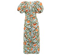 Agua by Agua Bendita Midikleid Camelia aus Baumwolle