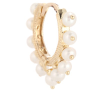 Maria Tash Einzelner Ohrring Eternity aus 14kt Gelbgold mit Perlen