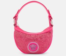 Verzierte Schultertasche Crystal Repeat Mini