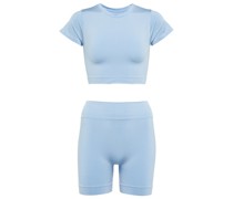 Set aus Cropped-Top Mindful und Shorts Composed