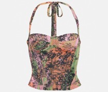 Roberta Einer Bedrucktes Bustier-Top