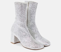 Ankle Boots mit Glitter