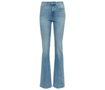 7 For All Mankind High-Rise Flared Jeans Lisha