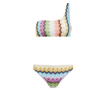 Missoni Mare One-Shoulder-Bikini aus Haekelstrick