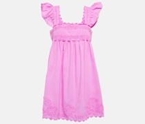 Juliet Dunn Minikleid aus Baumwollpopeline