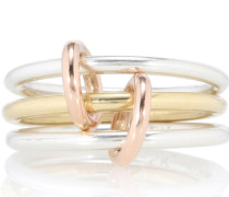Spinelli Kilcollin Ring Solarium Silver aus Sterlingsilber mit 18kt Gelb- und Rosegold