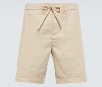 Shorts Felipe aus Leinen und Baumwolle