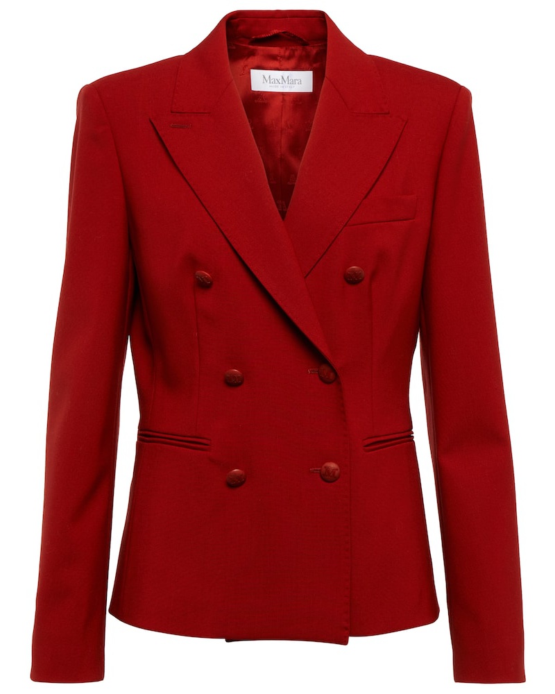 Max Mara Damen Max Mara Blazer Acerbi aus Schurwolle