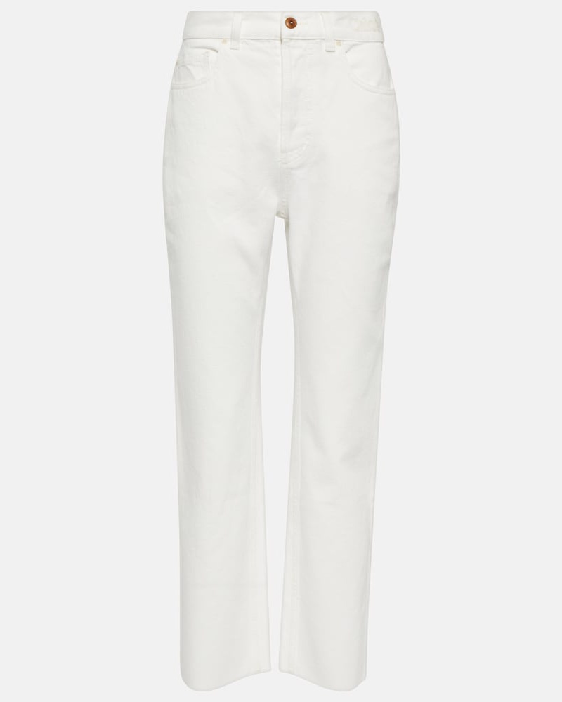 Chloé Damen Chloe High-Rise Straight Jeans