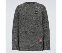 Oversize-Pullover mit Baumwollanteil