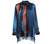 Roksanda Bedruckte Bluse aus Seidensatin