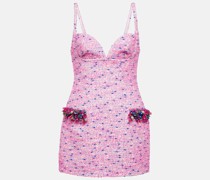 Area Verziertes Minikleid aus Tweed