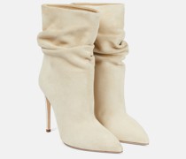 Ankle Boots aus Veloursleder