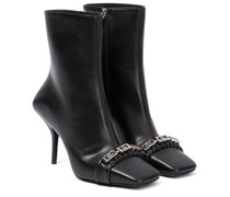 Givenchy Ankle Boots G Woven aus Leder