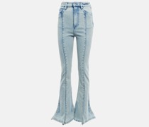 Y/Project High-Rise Flared Jeans
