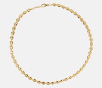 Halskette Small Circle aus Sterlingsilber, 18kt vergoldet