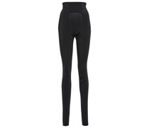 Nensi Dojaka High-Rise-Hose aus Crepe
