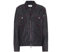 Verzierte Jeansjacke
