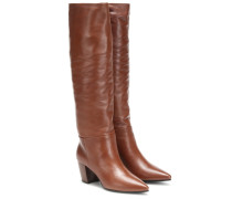 Prada Stiefel aus Leder in Braun