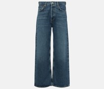 Gerade High-Rise Cropped Jeans Ren