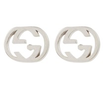 Gucci Ohrstecker Interlocking G aus Weissgold