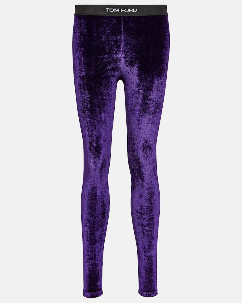 Tom Ford Damen Tom Ford Leggings aus Samt