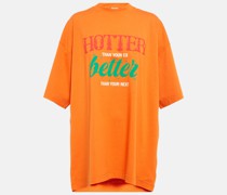 Vetements Bedrucktes T-Shirt aus Baumwolle
