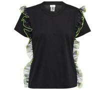 Noir Kei Ninomiya Top aus Baumwoll-Jersey