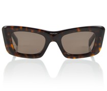Prada Cat-Eye-Sonnenbrille Symbole
