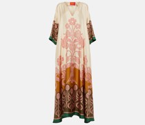 La DoubleJ Maxikleid Muumuu aus Seide