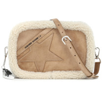 Golden Goose Schultertasche Star mit Shearling