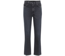 J Brand High-Rise Cropped Jeans Julia