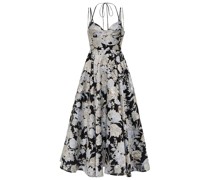Erdem Midikleid Rea aus Jacquard