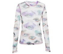 JW Anderson Bedrucktes Top aus Mesh