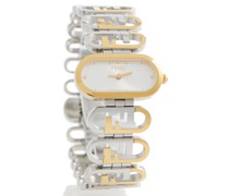 Fendi Uhr O‘Lock aus Edelstahl