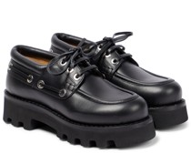 Proenza Schouler Plateau-Schnuerschuhe Moc aus Leder