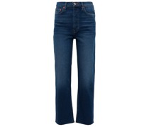 High-Rise Straight Jeans 70s Stove Pipe