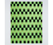 The Elder Statesman Decke Stretch Checker aus Kaschmir