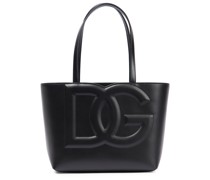 Damen Taschen Kosmetiktaschen Dolce & Gabbana Leder Tote DG Daily Medium aus Leder in Schwarz 