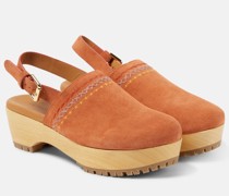 See By Chloe Clogs Pheebe aus Veloursleder