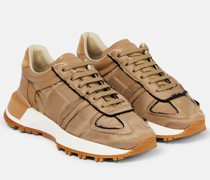 Sneakers 50-50 mit Veloursleder