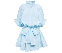 Juliet Dunn Hemdblusenkleid aus Baumwolle