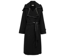 The Mannei Trenchcoat Amman aus Woll-Twill