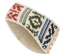 Loro Piana Stirnband Bernina aus Kaschmir-Jacquard