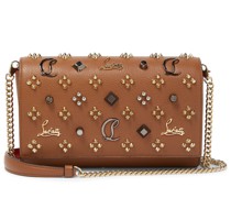 Verzierte Clutch Paloma aus Leder
