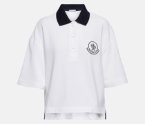 Moncler Polohemd aus Baumwoll-Pique
