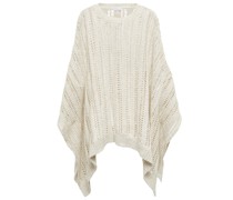 Brunello Cucinelli Poncho aus Leinen, Baumwolle und Seide
